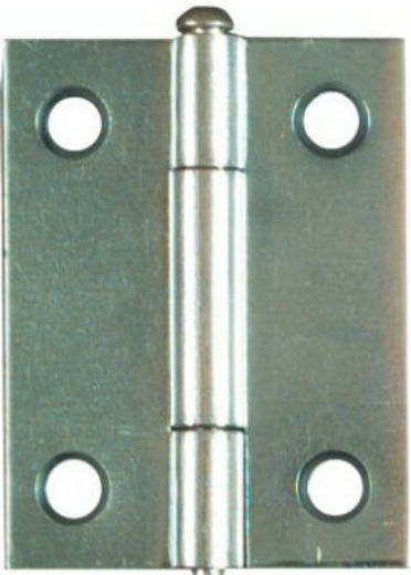 National Hardware® N141-838 Light Narrow Hinge with Screws, Zinc, 2-Pack