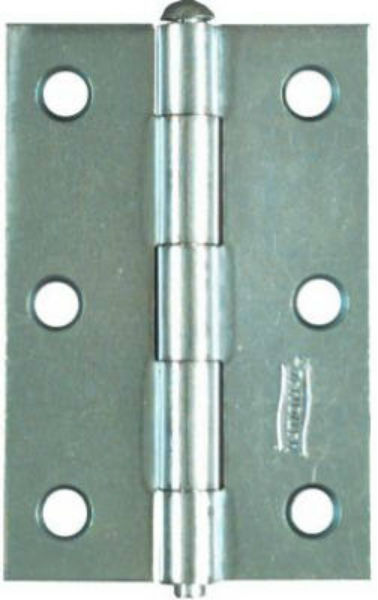 National Hardware® N142-034 Light Narrow Hinge, 3" x 2", Zinc, 2-Pack