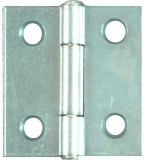 National Hardware® N146-043 Light Narrow Hinge, 1.5"x1-7/16", Zinc, 2-Pack