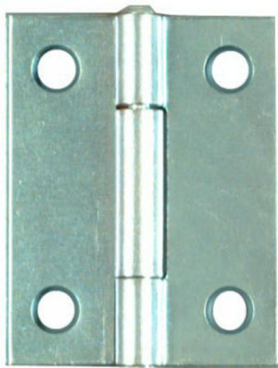 National Hardware® N146-159 Light Narrow Hinge, 2"x1-9/16", Zinc, 2-Pack