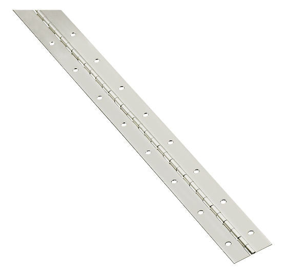 National Hardware® N148-171 Continuous Hinge, 1.5" x 30", Nickel