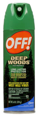 Off® 01842 Deep Woods Insect Repellent, 6 Oz
