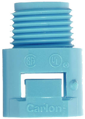 Carlon A243E-CAR ENT Blue Smurf Male Adapter, 3/4"