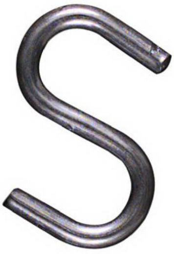 National Hardware® N121-533 Heavy Open S Hook, 3/4", Zinc Plated, 8-Pack