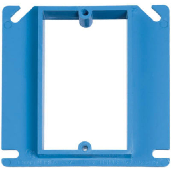 Carlon A410R-CAR Single Gang Square Outlet Cover, 4" Square