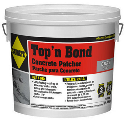 Sakrete® 65455001 Top 'n Bond Concrete Patcher, 10 Lbs