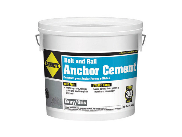 Sakrete® 60205003 Bolt & Rail Anchor Cement, 10 Lb