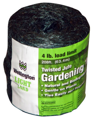 Wellington 14258 Twisted Jute 3-Ply Household Twine, 208'