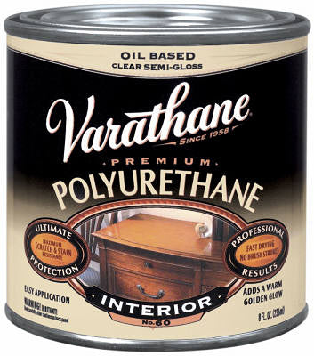 Varathane 9161H Interior Oil Based Premium Polyurethane,1/2 Pint Satin