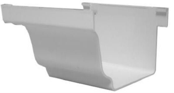 Genova AW105K Repla K Gutter Connector, White