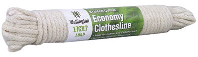 Wellington 10708 Synthetic Core Clothesline, 3/16" x 50'