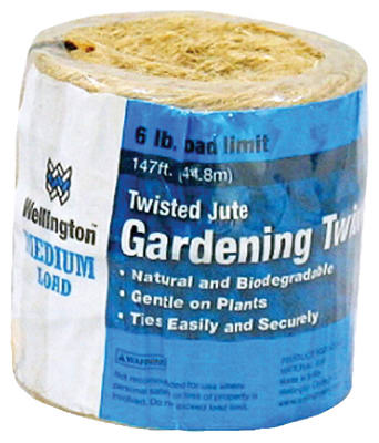 Wellington 14256 Twisted Jute 4-Ply Household Twine, 147'