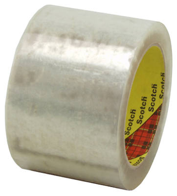 Scotch 191CL Transparent Plastic Tape, 1-1/2" x 125"