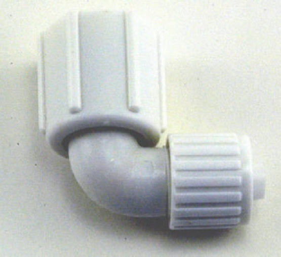 Flair-It™ 16817 Plastic Swivel Elbow for PEX or Polybutylene, 3/8" x 1/2"