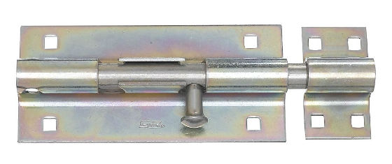 National Hardware® N151-167 Extra Heavy Barrel Bolt with Screw, 8", Zinc