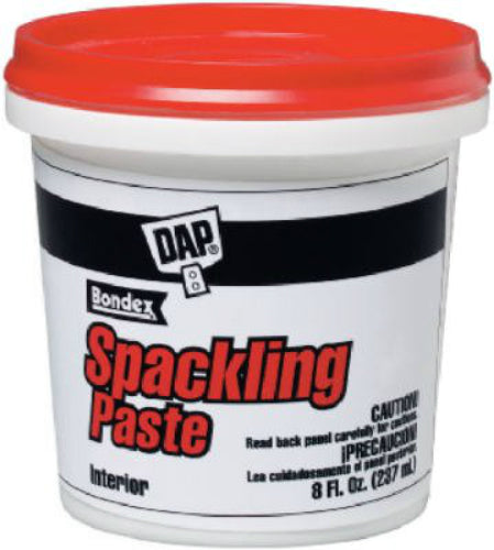 Dap® 10200 Ready-To-Use Pre-Mixed Spackling Paste, 1/2 Pt