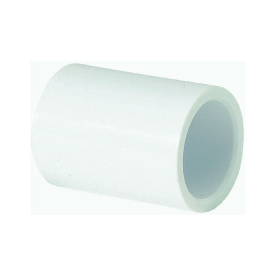Genova 30115 Slip x Slip Coupling, 1-1/2", White