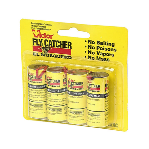 Victor® M510 No Poison Fly Catcher Ribbons, 4-Pack