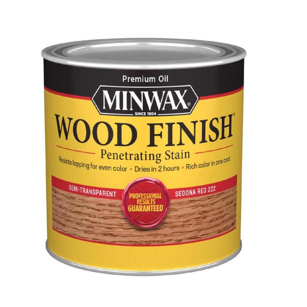 Minwax® 222204444 Semi-Transparent Sedona Red Oil-Based Penetrating Wood Stain