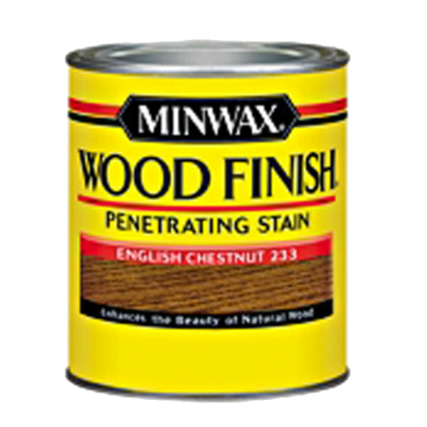 Minwax® 223304444 Wood Finish™ Penetrating Wood Stain, English Chestnut (233), 1/2 Pt