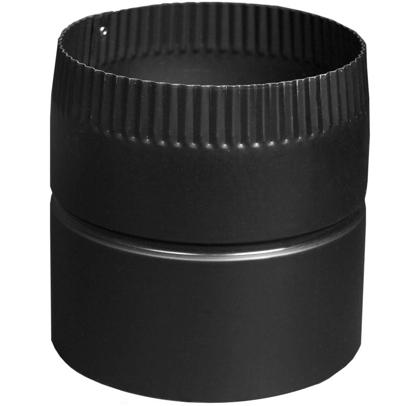 Master Flow 6" X 24" Black Stove Pipe - 24 Gauge Steel, NEW, Free Shipping