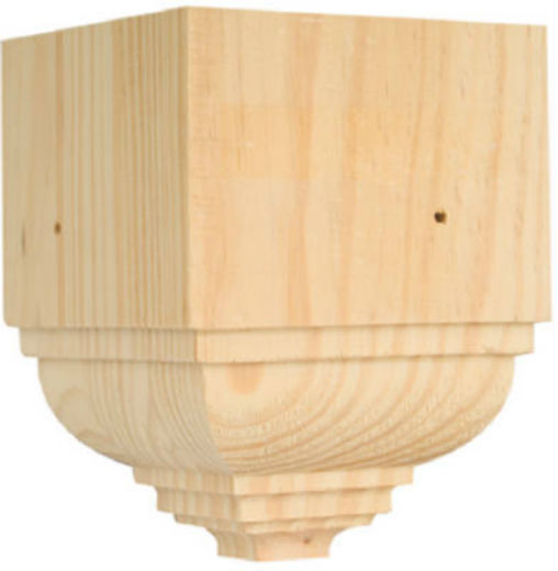 Waddell OCTB-31 Outside Crown Trim Pine Block Moulding, Easy-To-Install