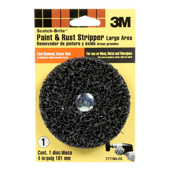 Scotch-Brite 7771NA Paint & Rust Stripper, 4" Dia