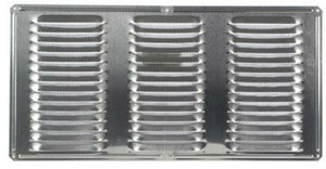 Air Vent 84210 Aluminum Undereave Vent, Mill Finish, 16" x 8"