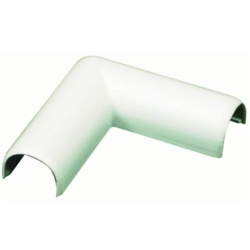 Wiremold® C16 CordMate® Flat Elbow Cord Cover, Plastic, White