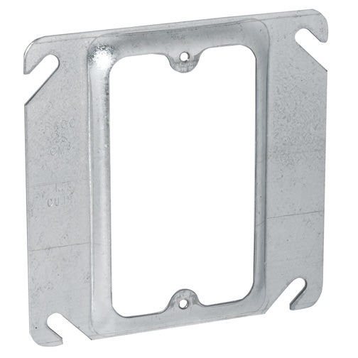 RACO® 8768 Square Single Device Cover, Steel, 4"