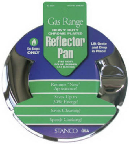 Stanco 800-R Reflector Pan for Gas Range, Chrome Plated, 7"