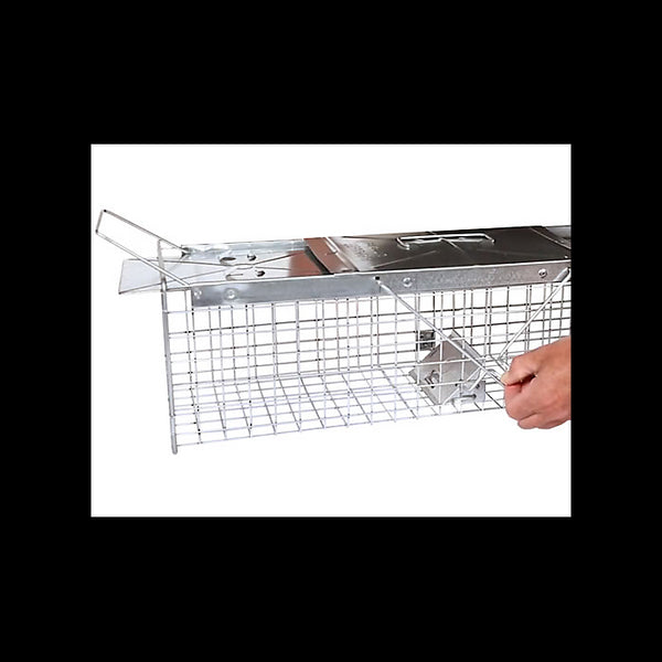 Havahart® 1030 Medium 2-Door Live Animal Cage Trap, 24" x 7" x 7"