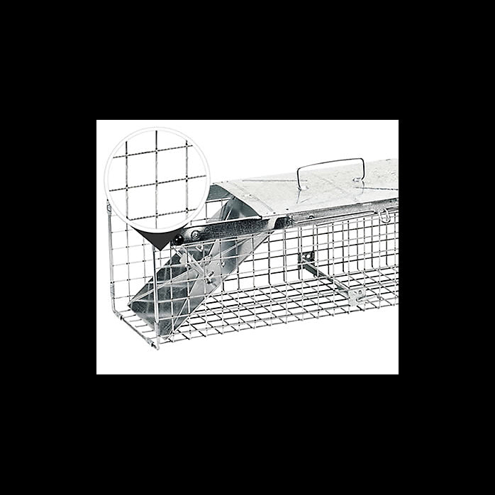 Havahart® 1030 Medium 2-Door Live Animal Cage Trap, 24" x 7" x 7"