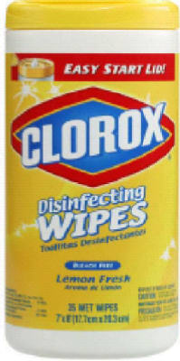Clorox 01594 Disinfecting Wipes, Citrus Blend, 7" x 8", 35-Count