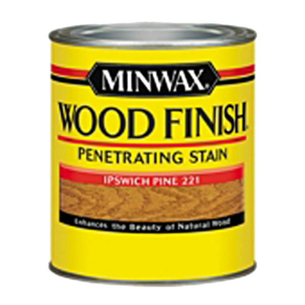 Minwax® 222104444 Wood Finish™ Penetrating Wood Stain, Ipswich Pine (221), 1/2 Pt