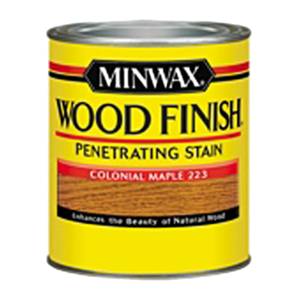 Minwax® 222304444 Wood Finish™ Penetrating Wood Stain, Colonial Maple (223), 1/2 Pt