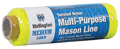 Wellington 46293 Nylon Seine Twine Mason Line, #18 x 260', Opti Yellow