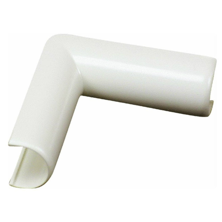 Wiremold® C17 CordMate® Inside Elbow Cord Cover, Plastic, White