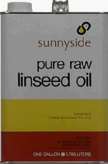 Sunnyside 873G1 Pure Raw Linseed Oil Can, 1-Gallon