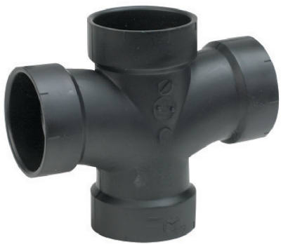 Hub X Hub X Hub Sanitary Tee - 1-1/2"