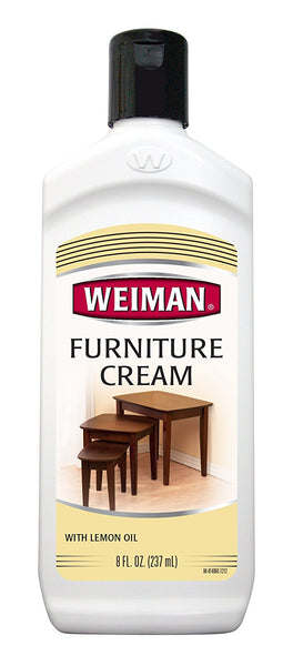 Weiman® 04 Furniture Cream with Lemon Oil & Sunscreen UVX-15, 8 Oz