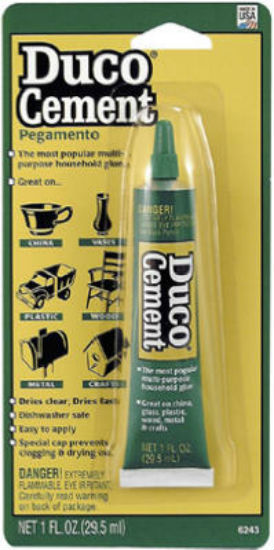 Duco® 62435 Household Cement Tube, Clear, 1 Oz