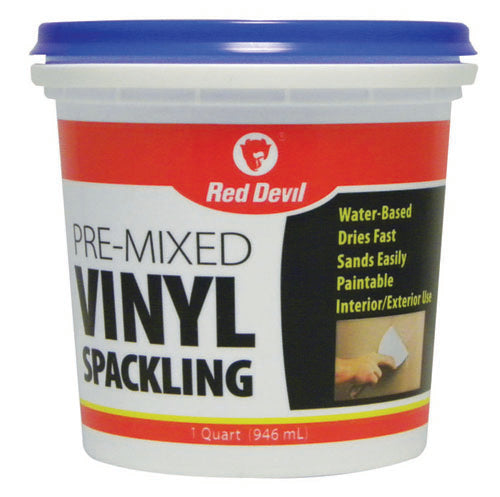 Red Devil® 0534 Pre-Mixed Vinyl Spackling Compound, 1 Qt
