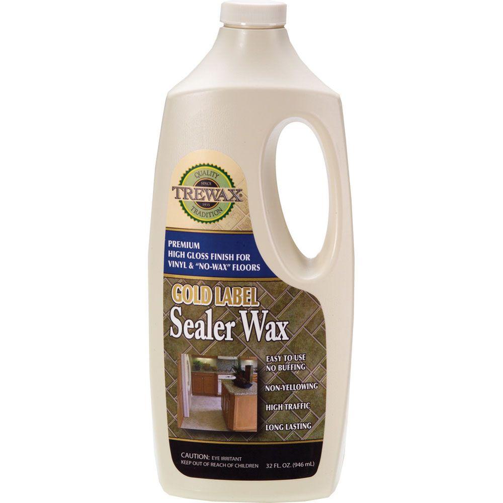 Trewax® 887135027 Gold Label Sealer Wax, Gloss, 32 Oz