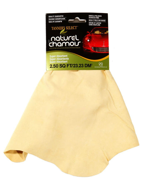 Acme Sponge & Chamois TS20T Tanner's Select Genuine Chamois, 2-1/2 Sq.Ft.