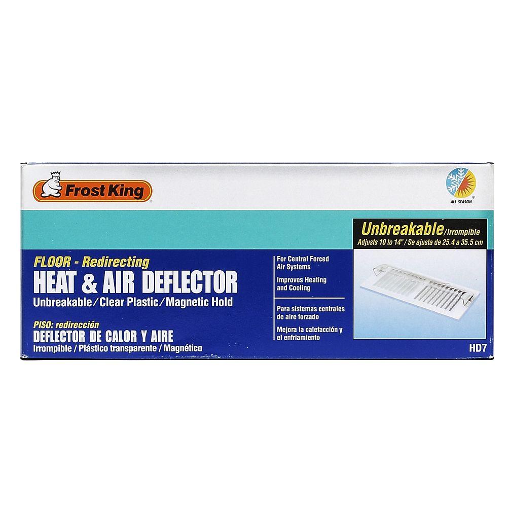 Frost King® HD7 Unbreakable Heat & Air Deflector, Expands 10" - 14"