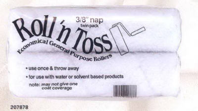 Roll'n Toss TPX-915 Disposable Roller Covers 9", 2-Pack