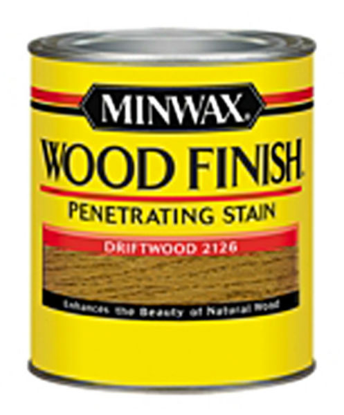 Minwax® 221264444 Wood Finish™ Penetrating Wood Stain, Driftwood (2126), 1/2 Pt