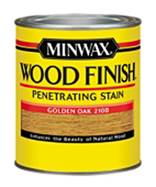 Minwax® 221024444 Wood Finish™ Penetrating Wood Stain, Golden Oak (210B), 1/2 Pt