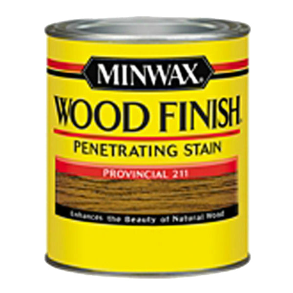 Minwax® 221104444 Wood Finish™ Penetrating Wood Stain, Provincial (211) , 1/2 Pt